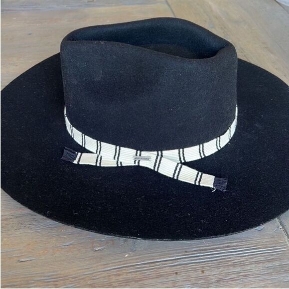 Brixton Leigh Felt Fedora Hat Size M - Picture 4 of 11